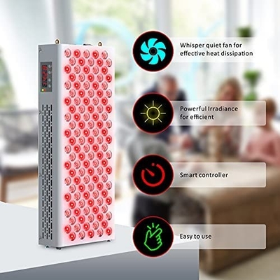 comprar Painéis de terapia de luz vermelha 600W meio corpo 660nm LED infravermelho fabricação em linha