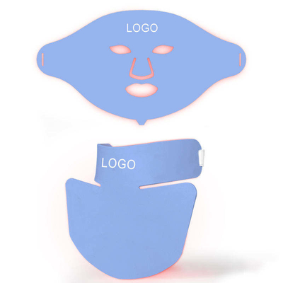 comprar Silicone claro vermelho 470nm do pescoço da cara do fotão da máscara da terapia do painel das cores da pele 7 fabricação em linha