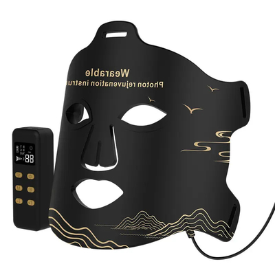 comprar Máscara facial sem fio recarregável da terapia da luz do diodo emissor de luz da máscara do diodo emissor de luz para o uso da casa fabricação em linha