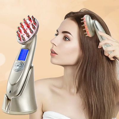 comprar Pincel de cabelo Elétrico Laser Crescimento do cabelo Camarão EMS Camarão de massagem infravermelho fabricação em linha