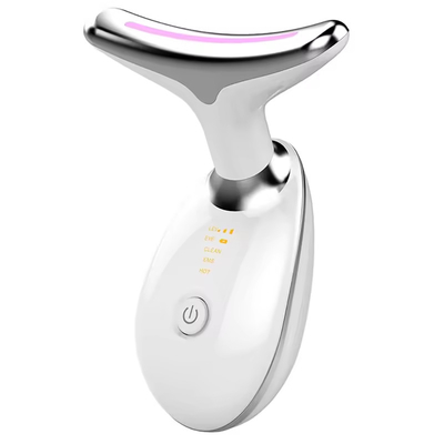 comprar Vibração Apertar a Pele Massagista Arruga Terapia de Luz LED Rosto Pescoço Instrumento de Beleza fabricação em linha