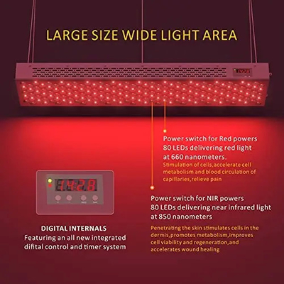 comprar Cuidados corporais convenientes Painel de terapia de luz vermelha de 1000W Faixa de frequência 50Hz-60Hz fabricação em linha