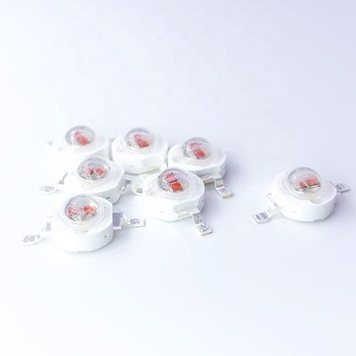 comprar Grânulos dobro da lâmpada do diodo emissor de luz das microplaquetas 3W para a terapia da luz infra-vermelha de 620nm 630nm fabricação em linha