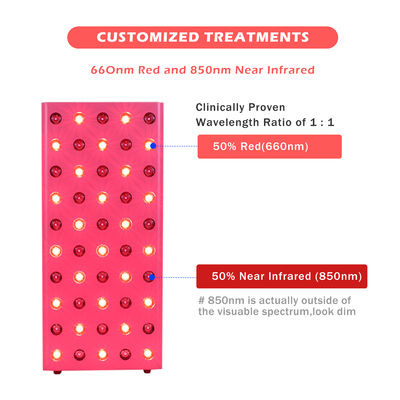 comprar dispositivo leve vermelho portátil da terapia 300W terapia facial da luz do diodo emissor de luz de 60 graus fabricação em linha