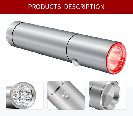 comprar A tocha clara vermelha embalada caixa de presente do diodo emissor de luz de 630nm 660nm 850nm 3 para enrugamentos reduz-se fabricação em linha