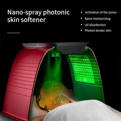 Pulverize o fotão conduzido luz 240V do dispositivo do painel da máscara protetora da terapia das cores PDT da pele 8