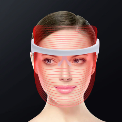 das cores claras faciais da terapia 7 de 18W PDT máscaras faciais do diodo emissor de luz com pescoço