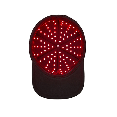 Capacete claro vermelho claro vermelho da massagem do chapéu da terapia do diâmetro 200mm para a queda de cabelo