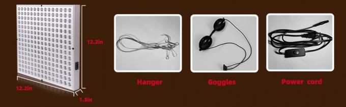 660nm perto do alumínio claro conduzido vermelho do painel 850nm 45w da terapia da lâmpada infravermelha 0