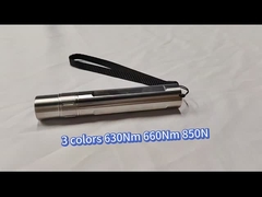 caneta de terapia com luz vermelha 630nm 660nm 850nm terapia com luz infravermelha