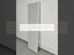 Painel de terapia de luz vermelha de corpo inteiro de 4500W com 9 comprimentos de onda para alívio da dor, rejuvenescimento da pele e recuperação muscular